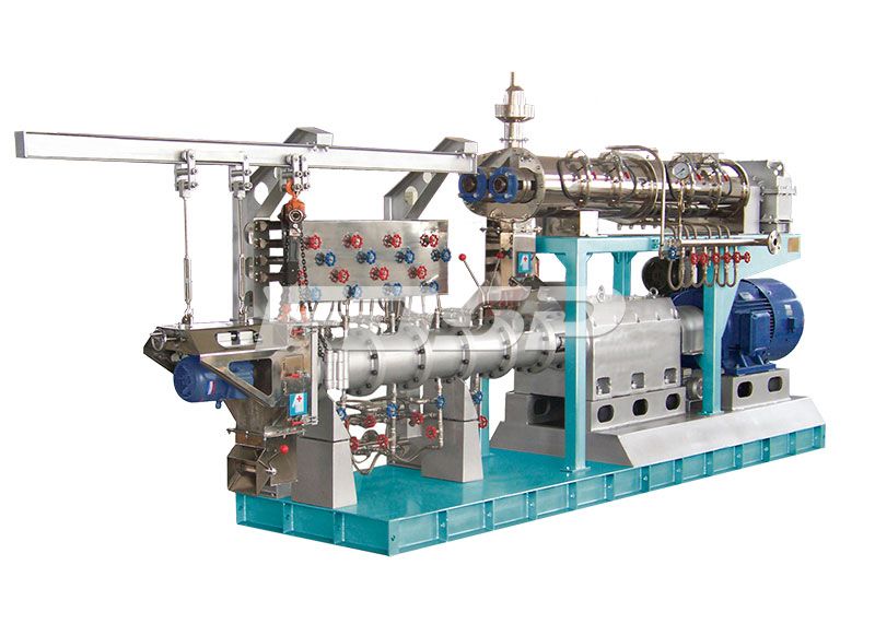 水产饲料膨化机SPHS系列双螺杆湿法膨化机